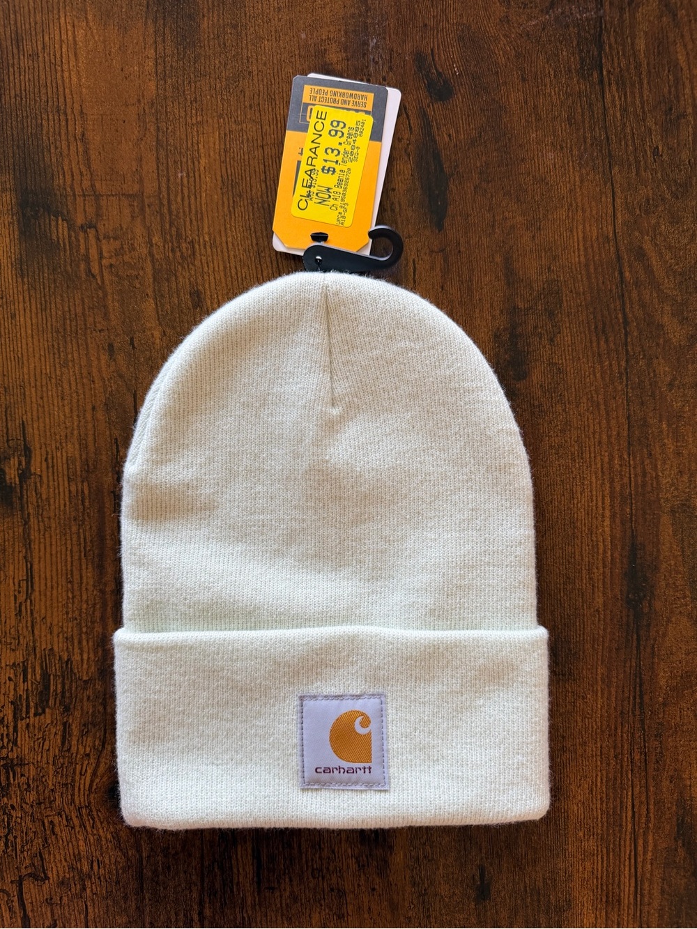 Carhartt Mint Fold-Over Cuff Knit Beanie